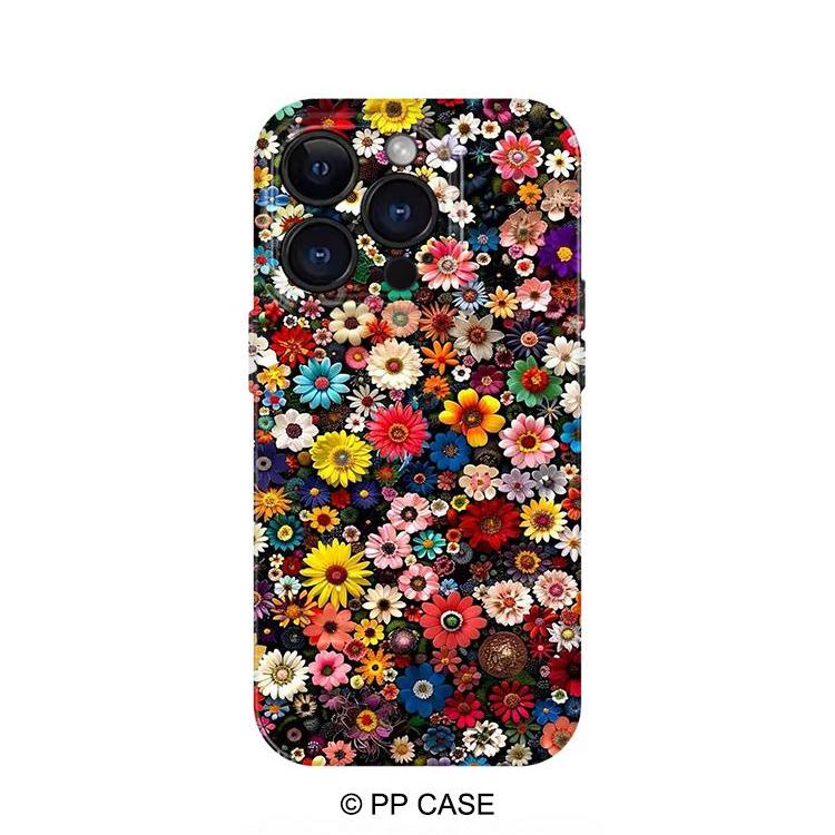Blooming Canvas Chromatic Verse Shockproof Protection Dual Layer iPhone Case