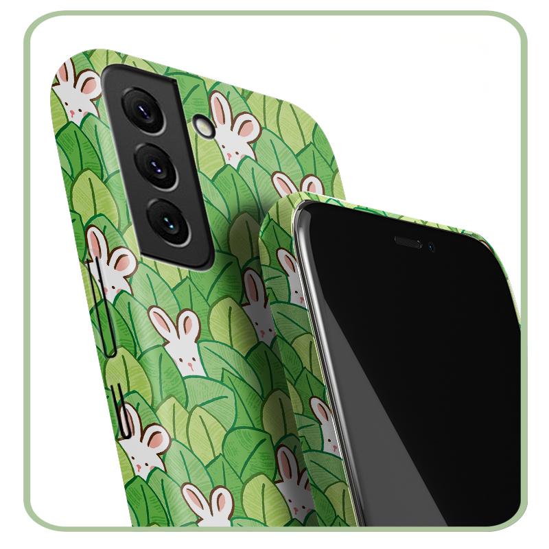 Magnetic Green Leaf Hide and Seek Rogue Rabbit Fluorescent SamsungCase
