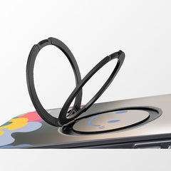 Magsafe 360 rotation invisible bracket smiley happy color war iPhone case