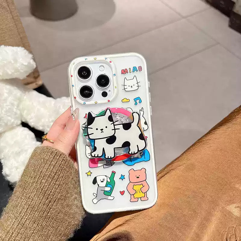 Zoomies Under Starlight: Sunshine Sweethearts iPhone Case for Pet Lovers
