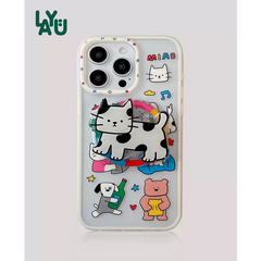 Zoomies Under Starlight: Sunshine Sweethearts iPhone Case for Pet Lovers